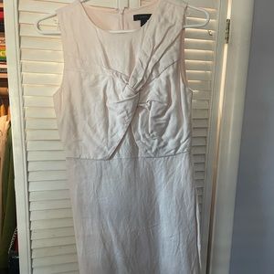 Pale Pink Front Knot Dress